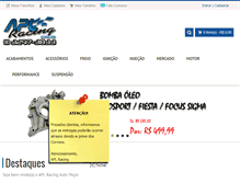 Tablet Screenshot of aplracing.com.br